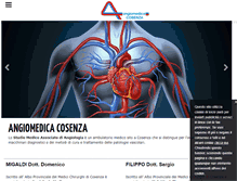 Tablet Screenshot of angiomedicacosenza.com